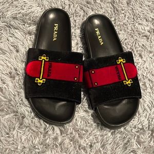 Prada Slide Sandals- Size 10